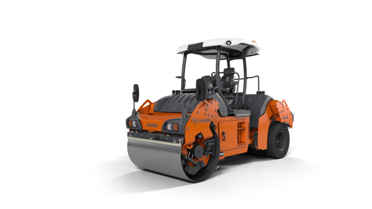 Tandem roller with vibrating roller drum and set of wheels HD+ 80i VT-S